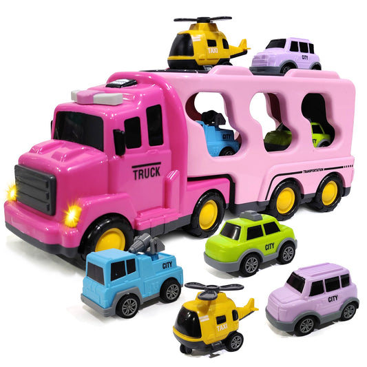 Kidology 5-in-1 Friction-Powered Truck Toy