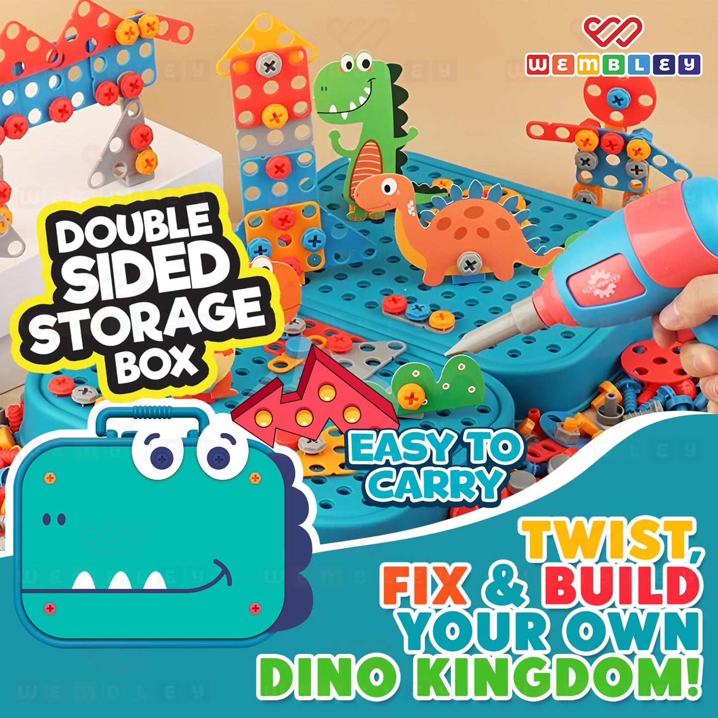 Electric Drill Screw Puzzle Set