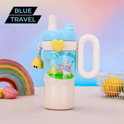 Rainbow Sip Tumbler – 900ML | Cute Kawaii