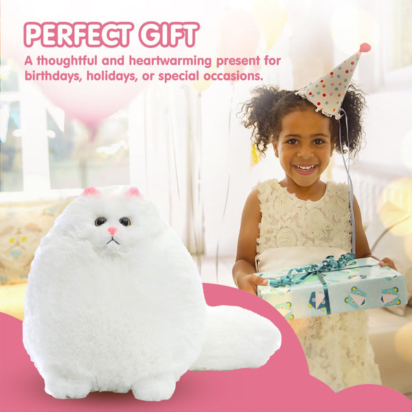 Kidology Fluffy Soft Plush Persian Cat Stuffed Toy