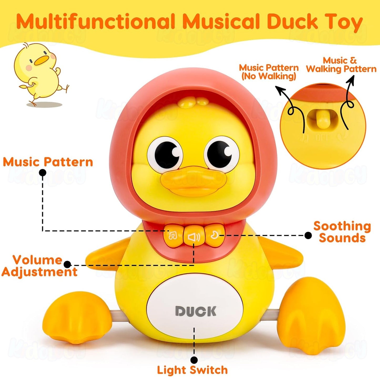Kidology Baby Musical Duck Toy Set