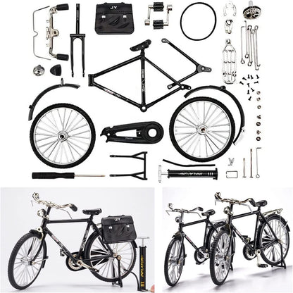 DIY Retro Bicycle Model Scale Kit for Kids