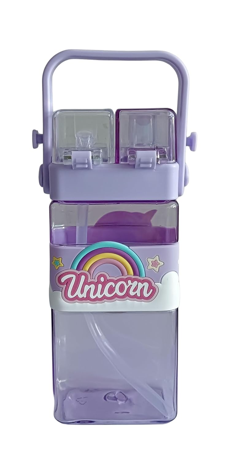 Magic Unicorn 2 Way Sipper Water Bottle