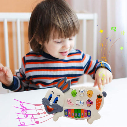 Rabbit Musical Piano with Lights