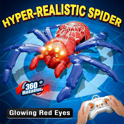 Wall-Crawl Remote Spider Toy