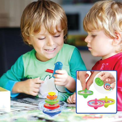 Rainbow Multi-layer Spinning Top Toy