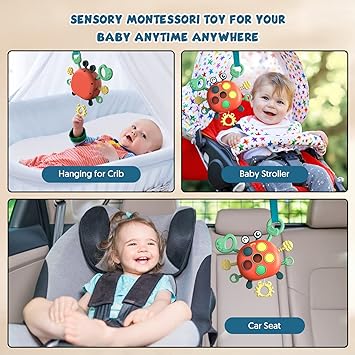 Kidology Crab Shape Silicone Sensory Toy