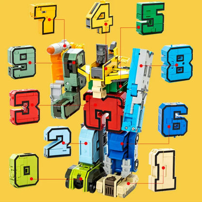 Kidology NumberBot Transformers Set