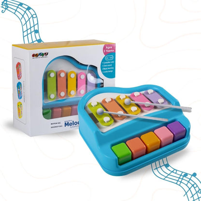2 in 1  Mini Piano Xylophone