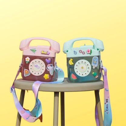 Creative Retro Phone Water Bottle