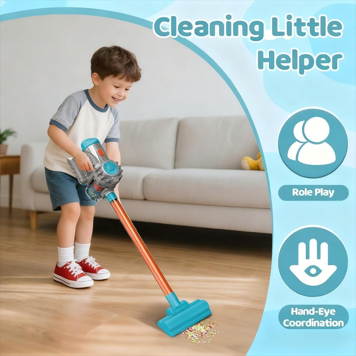 Kids Vacuum Cleaner Toy Set