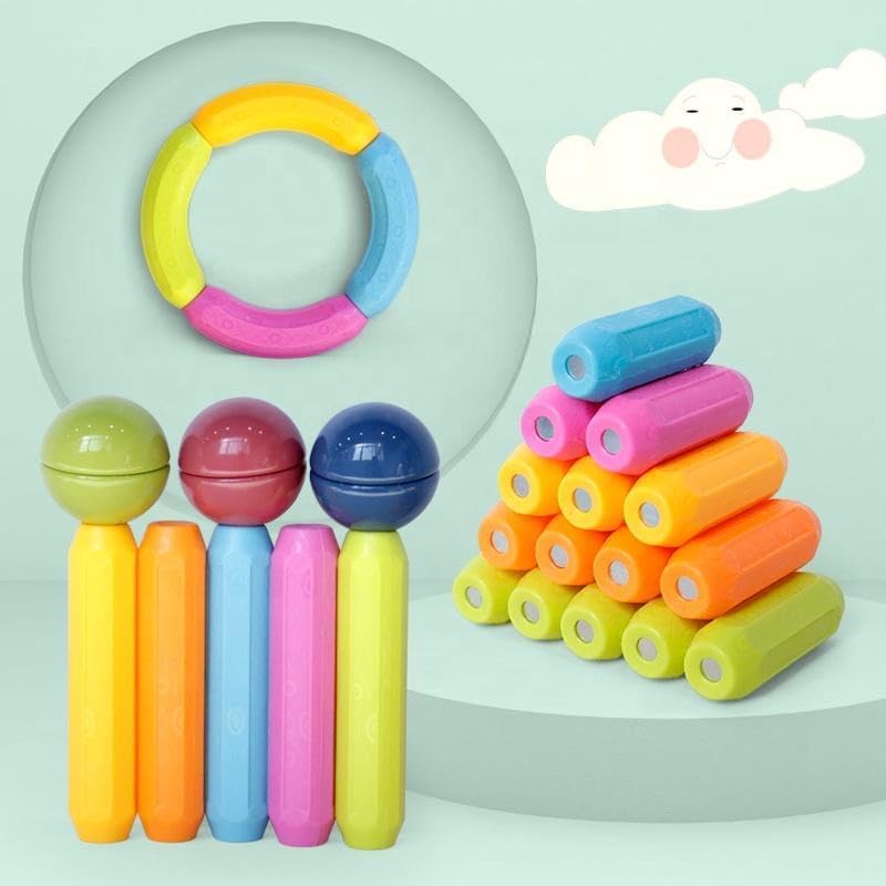 42 pcs Colorful Magnetic Sticks Kit