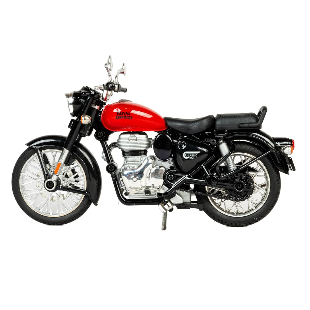 Royal Enfield 1:15 Scale Diecast Motorcycle Model Toy