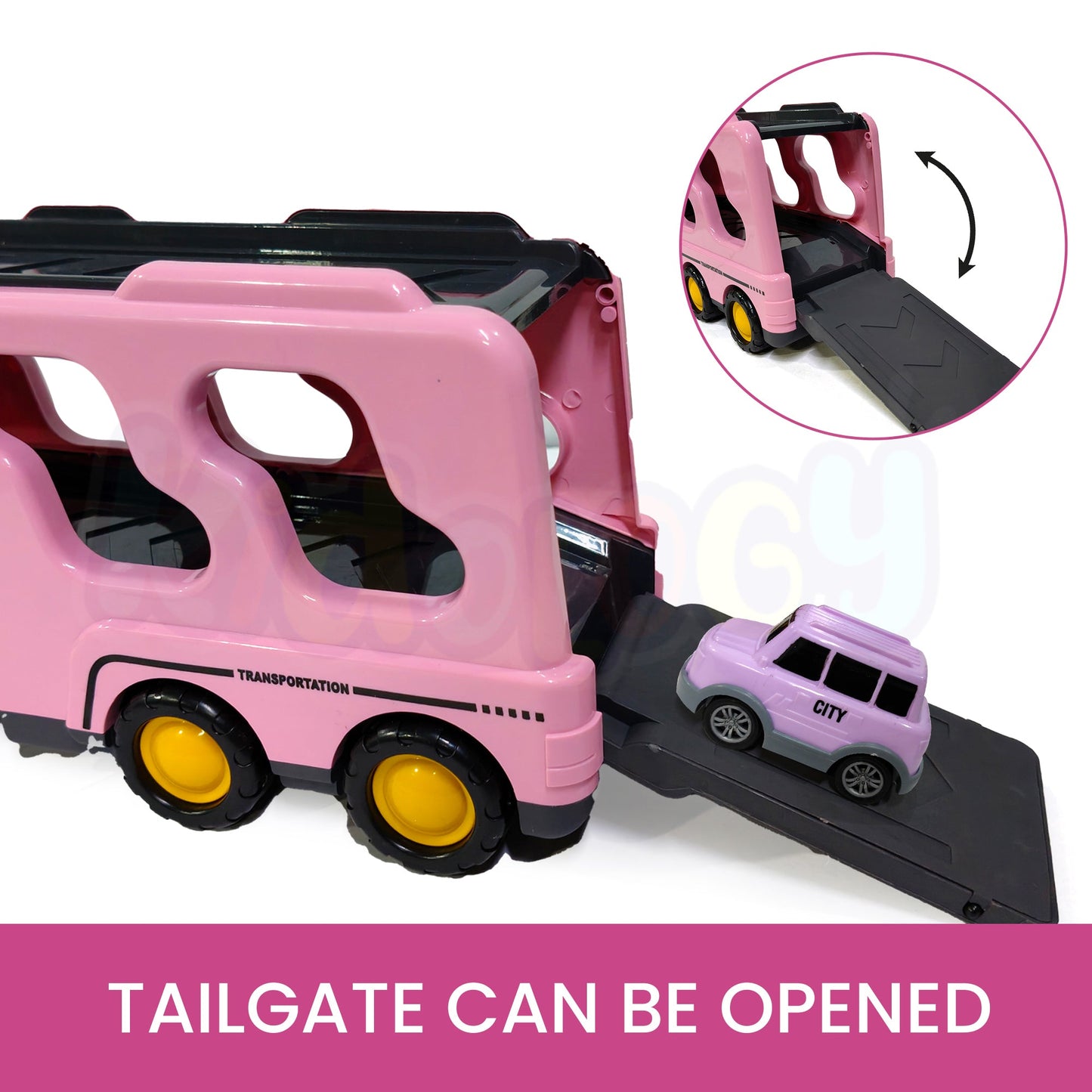 Kidology 5-in-1 Friction-Powered Truck Toy