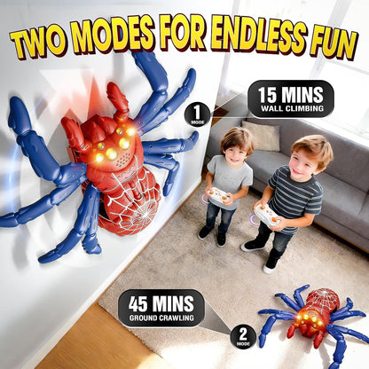 Wall-Crawl Remote Spider Toy