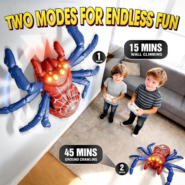 Wall-Crawl Remote Spider Toy