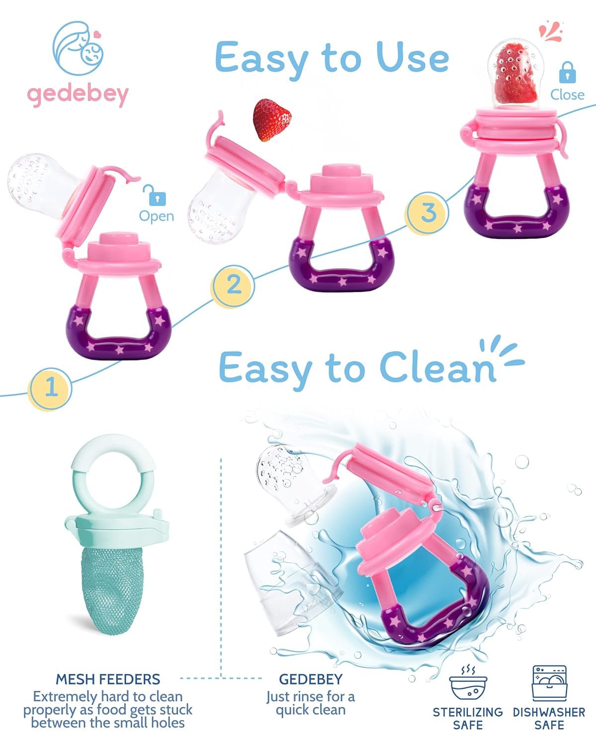Silicone Baby Fruit Feeder