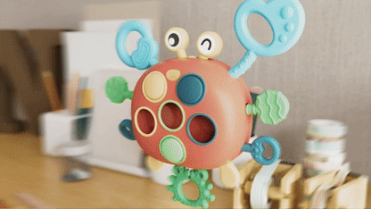 Kidology Crab Shape Silicone Sensory Toy