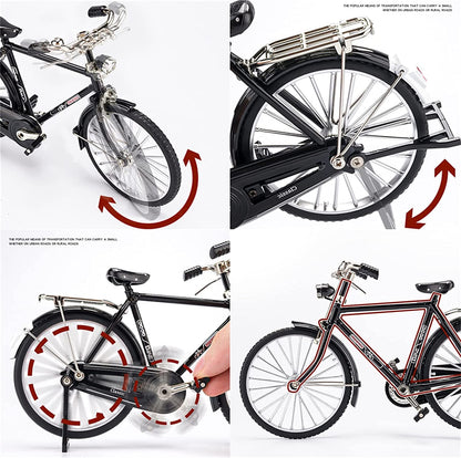 DIY Retro Bicycle Model Scale Kit for Kids