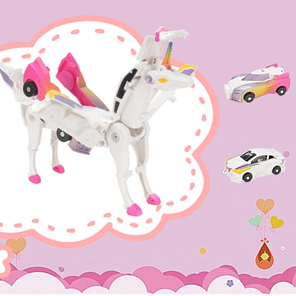 Unicorn Collision Transforming Cars