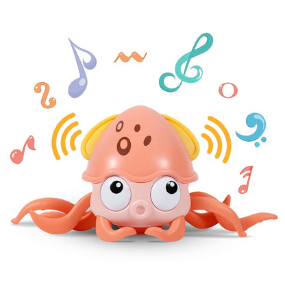 Kidology Sensing Crawling Octopus Baby Toy