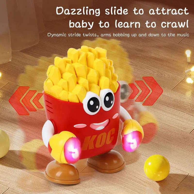 Dancing French Fries Robot Toy with Talkback