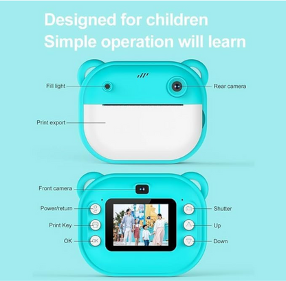 Kids Instant Print Camera