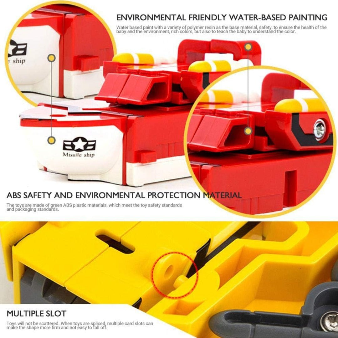 Kidology NumberBot Transformers Set