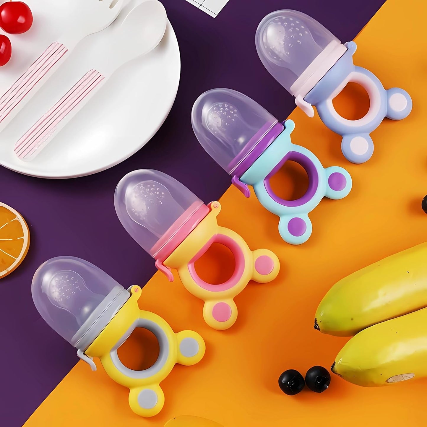 Silicone Baby Fruit Feeder & Food Nibbler