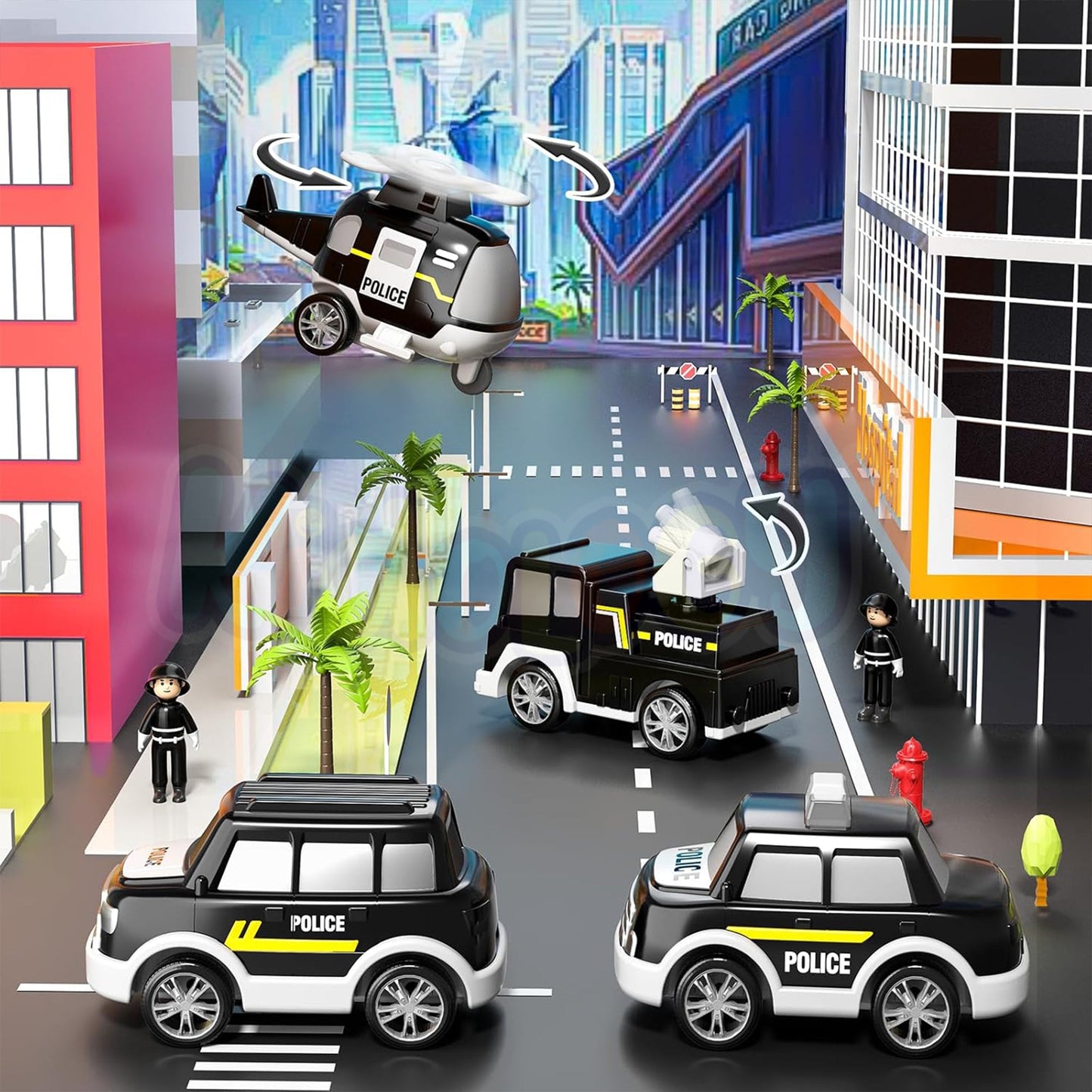 Kidology Rescue Vehicles Truck 5-in-1