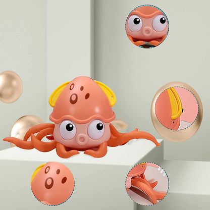 Kidology Sensing Crawling Octopus Baby Toy