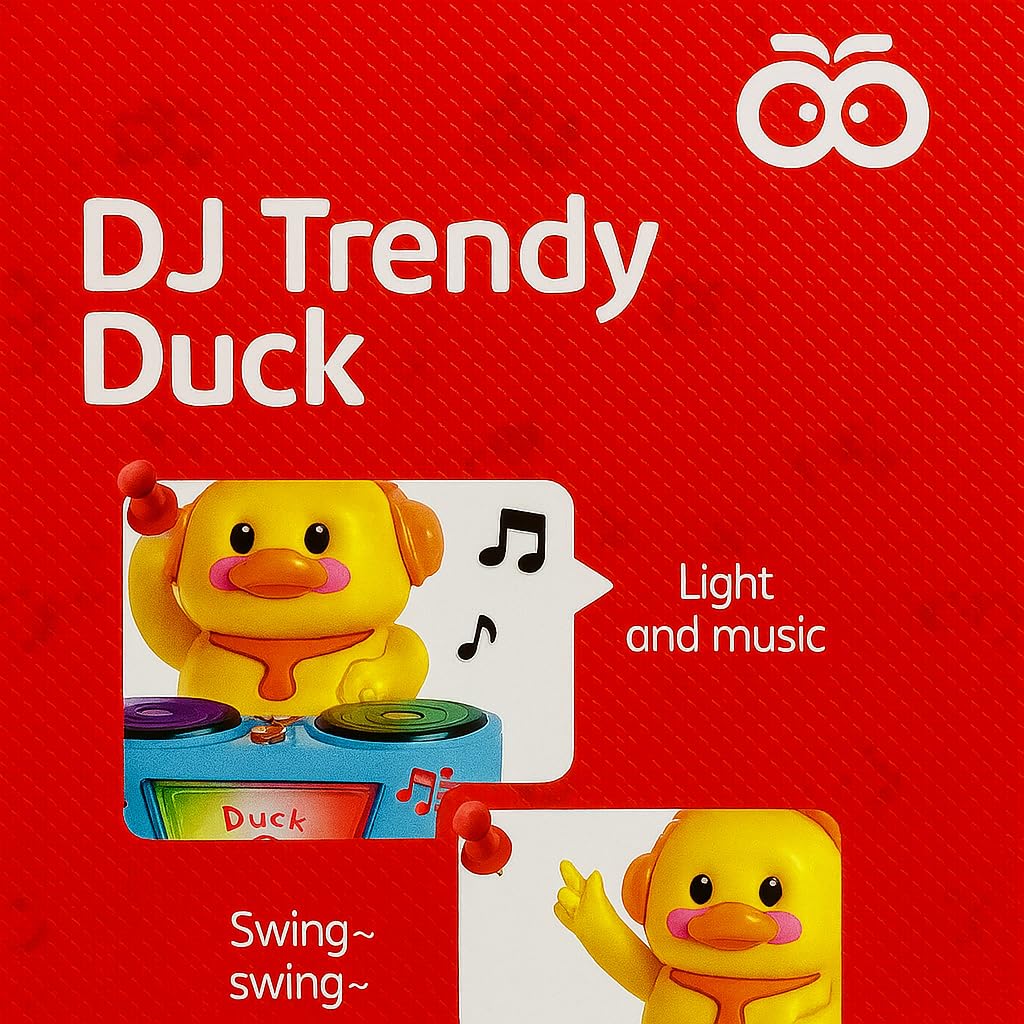 Groovy DJ Dancing Duck
