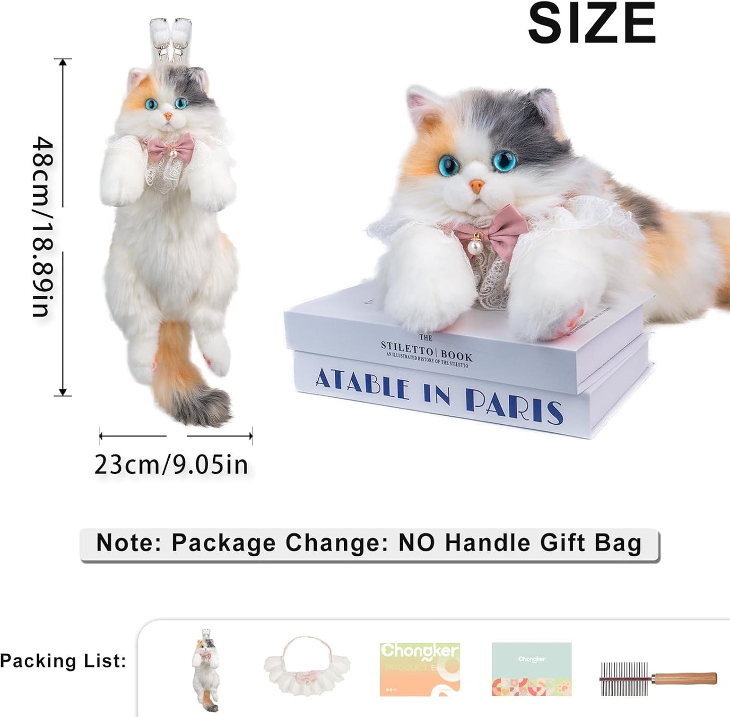 Cat Plush Backpack with Sound