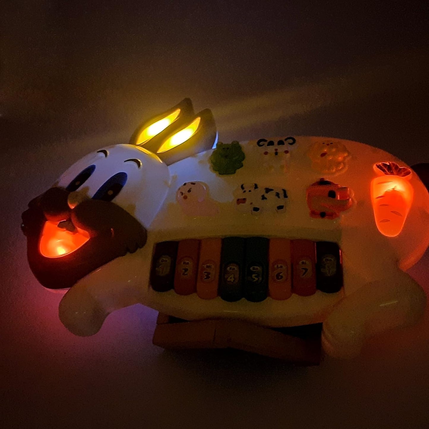 Rabbit Musical Piano with Lights