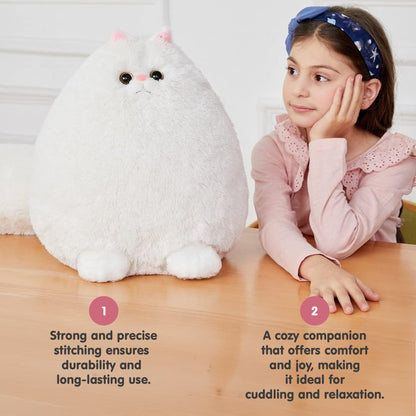 Kidology Fluffy Soft Plush Persian Cat Stuffed Toy