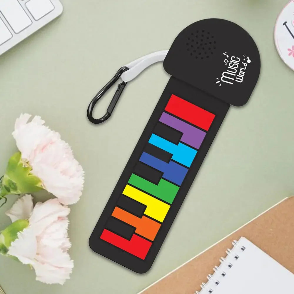 Rainbow Pocket Piano Keychain