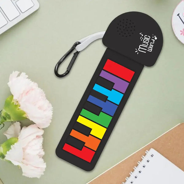 Rainbow Pocket Piano Keychain