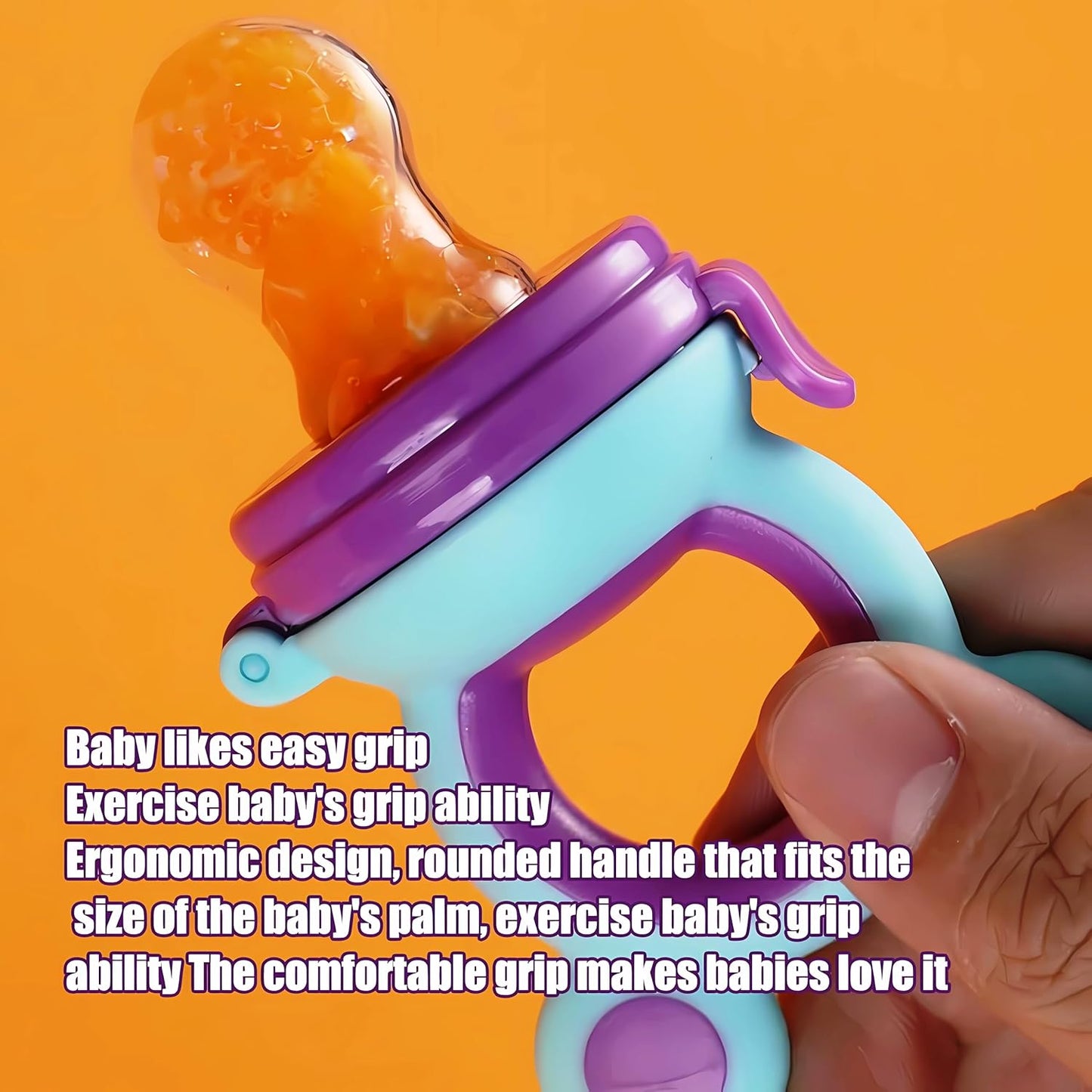 Silicone Baby Fruit Feeder & Food Nibbler