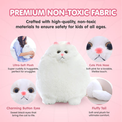 Kidology Fluffy Soft Plush Persian Cat Stuffed Toy