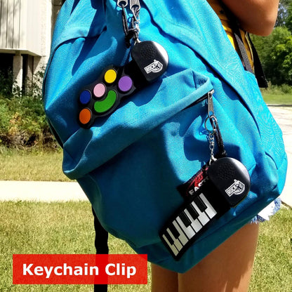 Rainbow Pocket Piano Keychain