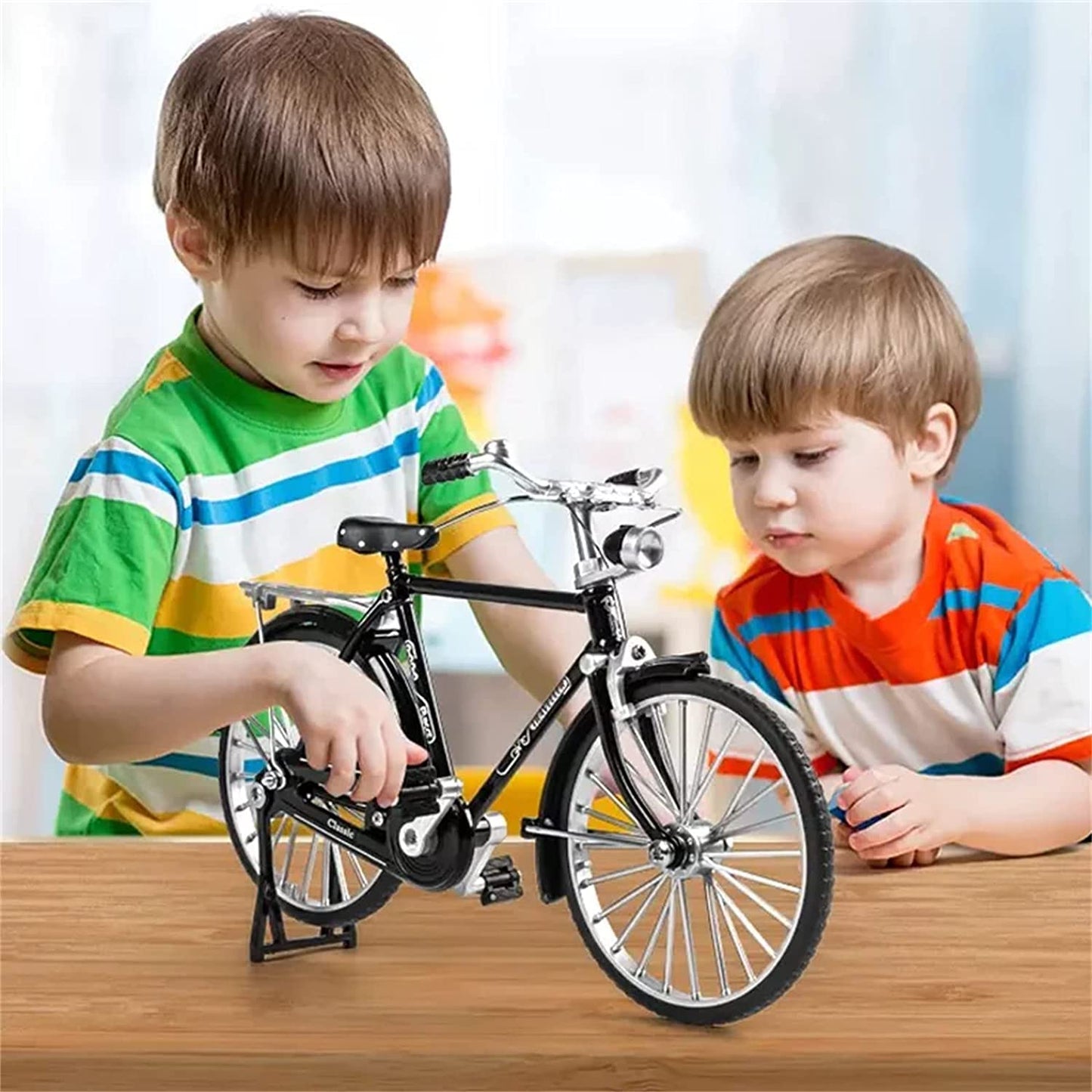 DIY Retro Bicycle Model Scale Kit for Kids