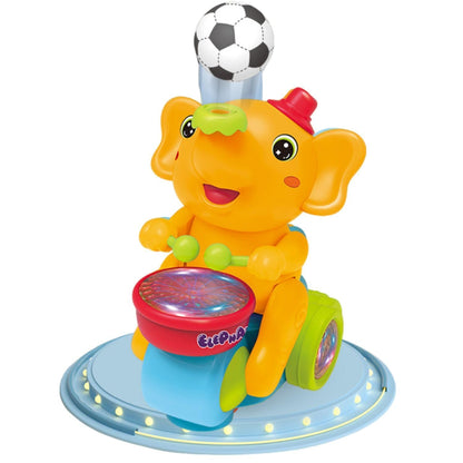 Elephant Musician Toy with Floating Ball