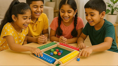 Classic Wooden Shut The Box Game