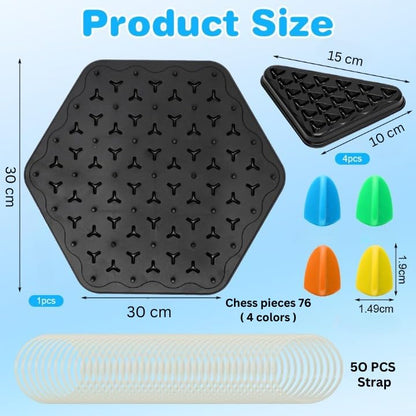Kidology Chain Triangle Chess Game