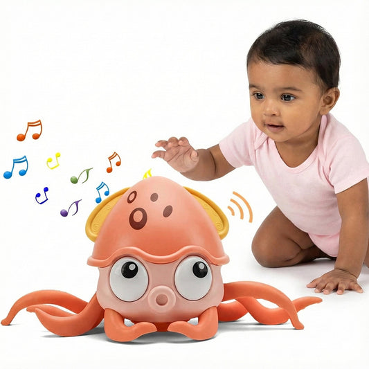 Kidology Sensing Crawling Octopus Baby Toy