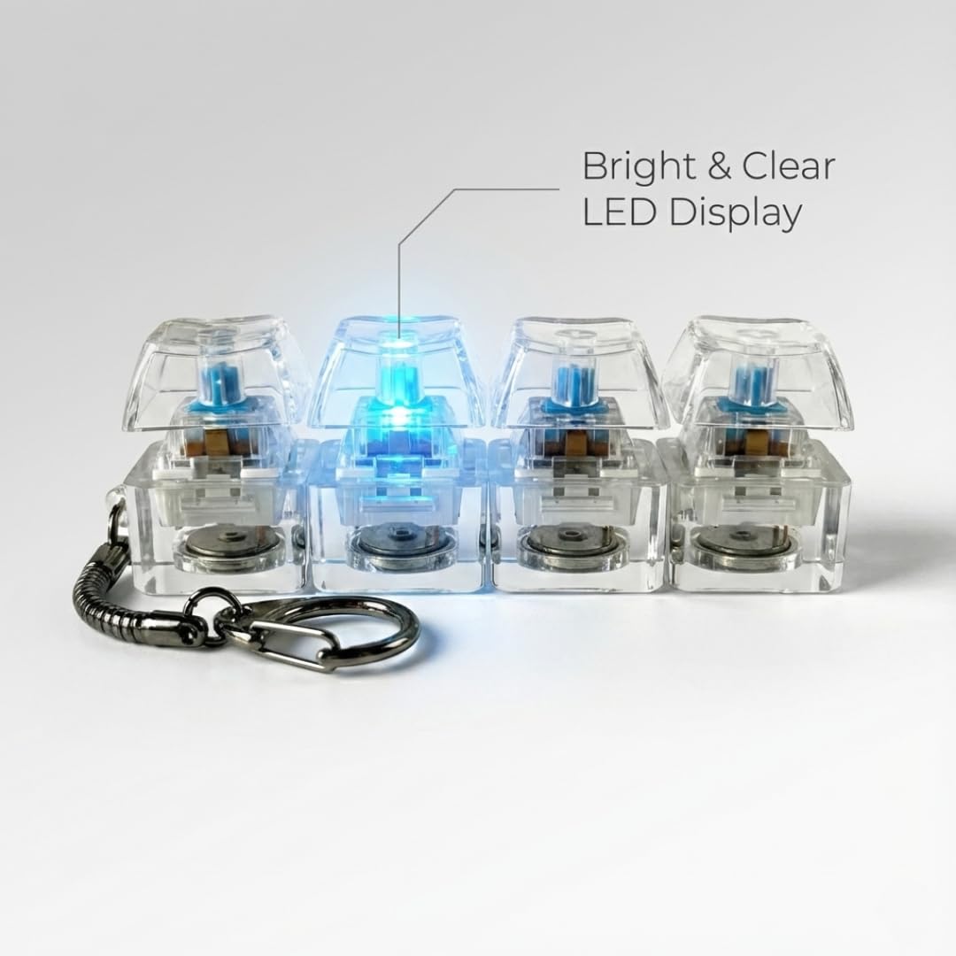 Mechanical Keyboard Switch Keychain Fidget Toy
