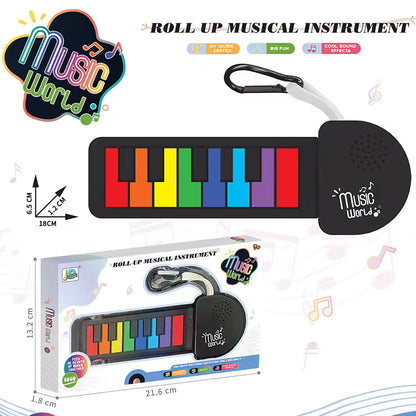 Rainbow Pocket Piano Keychain