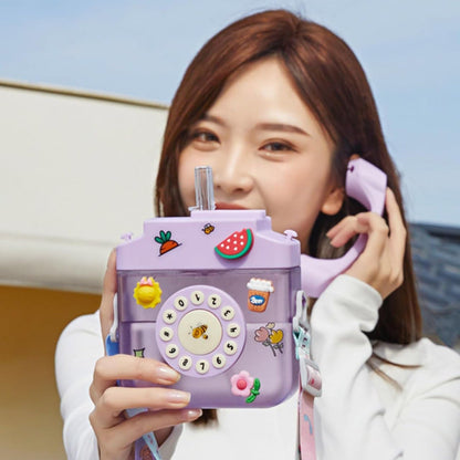 Creative Retro Phone Water Bottle