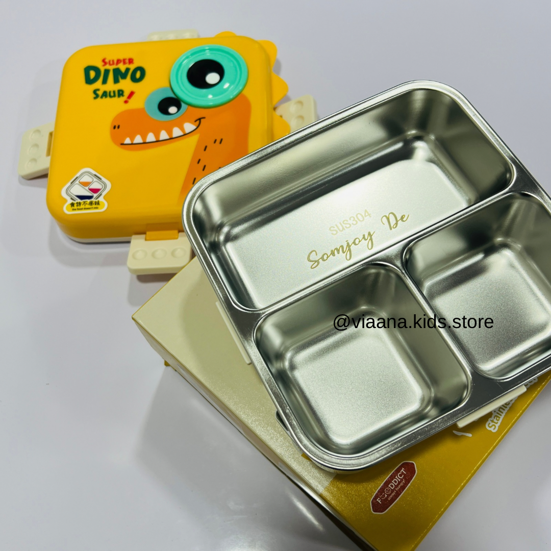 Dino Spill Free Bento Lunch Box