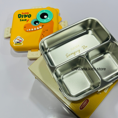 Dino Spill Free Bento Lunch Box